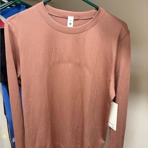 Lululemon swiftly tech relaxed long sleeve NWT size 6 Red clay sold out